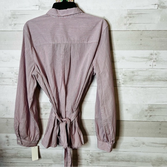 Lark & Ro Striped Button Down - Picture 4 of 6